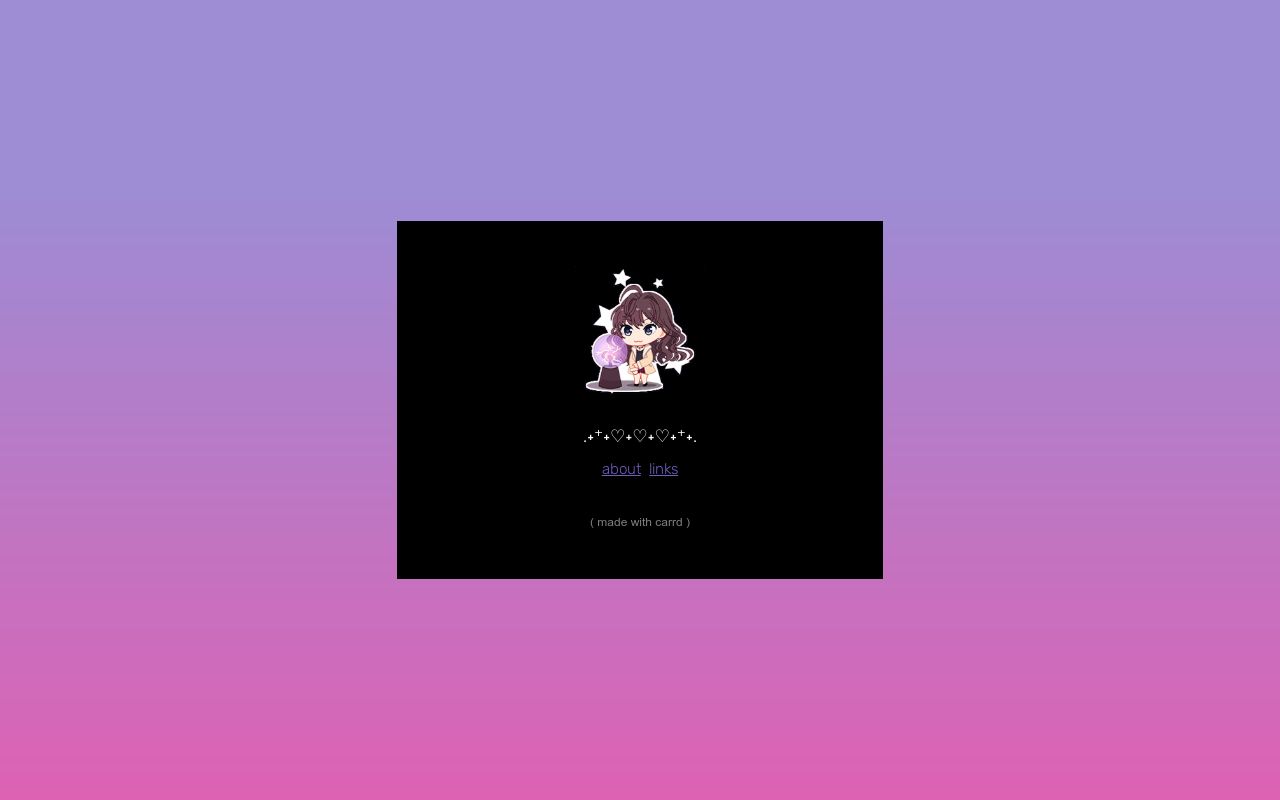 Carrd profile picture for @malice